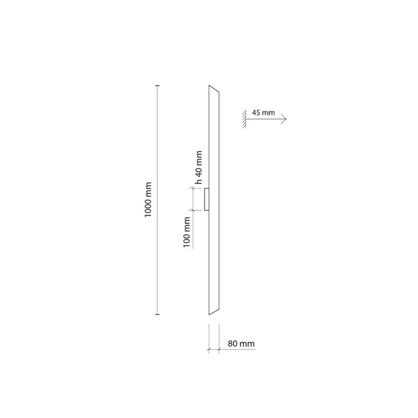 Аплик NAVI BLACK LONG LED TK4510