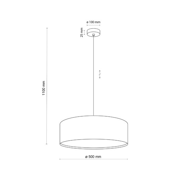 Висяща лампа TK4654 TK LIGHTING Earth