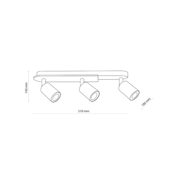 Таванна лампа COVER WOOD TK4675