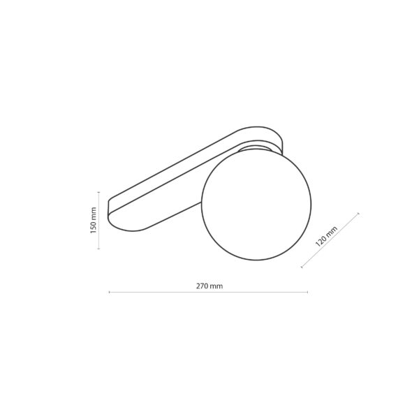 Плафон BIANCA GOLD TK4698