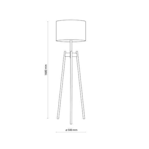 Подова лампа PEREZ WHITE TK5424
