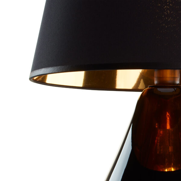 Нощна лампа LACRIMA BLACK/ЗЛАТНА TK5454