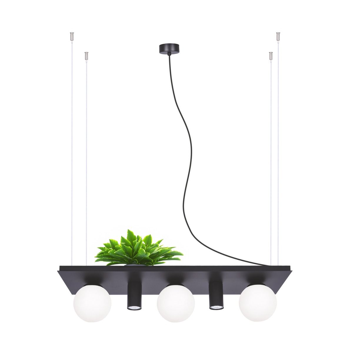 Висяща лампа PLANT SHELF 3xE14 + 2xGU10 Zuma Line 003749-025970