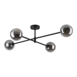 Таванна лампа SARIUS BLACK / GRAPHITE TK6235