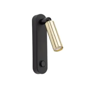 Аплик ENZO Дълъг Черен Златен TK6623