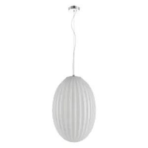 Висяща лампа Milagro ML0350 BRAGA WHITE 1xE27