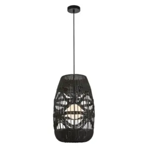 Висяща лампа Milagro ML0354 ARONA BLACK 1xG9 фи 250 черна