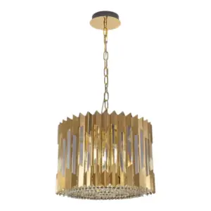 Кристална люстра Milagro ML0393 RITZ GOLD 7xE14
