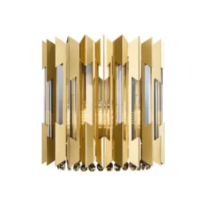 Аплик Milagro ML0397 - Кристален аплик RITZ GOLD 2xE14
