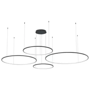 Висяща LED лампа Milagro Saturno Black 120W ML0848