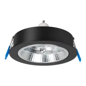 Вградена луна MILAGRO ML1076 - Oprawa podtynkowa Redondo черен 1xAR111 GU10