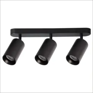 Спот осветително тяло Milagro ML1162 Oprawa Pipe Spot Черен 3xGU10