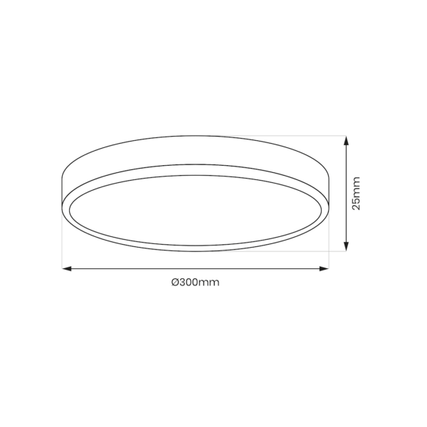 Плафон MAQ 24W LED 3CCT  MILAGRO ML1661