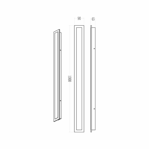 Аплик Wow 25W 3CCT IP54 ML1724