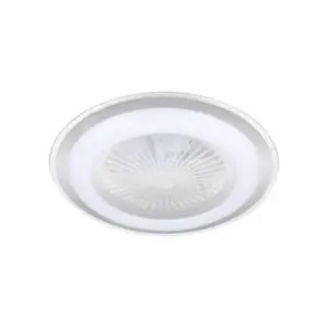 LED плафон MiLAGRO ZONDA SILVER 48W с вентилатор ML8503