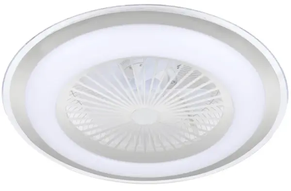 LED плафон MiLAGRO ZONDA SILVER 48W с вентилатор ML8503