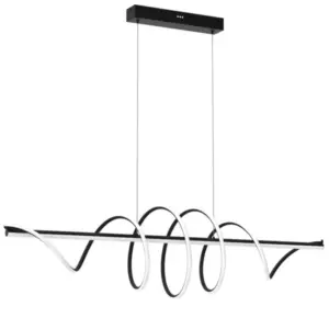 Висяща лампа Milagro ML8608 TWIST BLACK 90W LED
