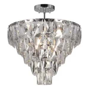 Таванна лампа Milagro CHELSEA CHROME 6xE14 ML8811