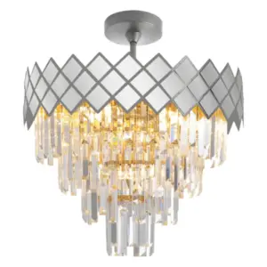 Плафонна лампа Milagro ML8888 Carisma Chrome 9xE14