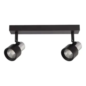 Таванна лампа Milagro ML9947 Lampa Sufitowa Cino 2xGU10 Черен + Хром