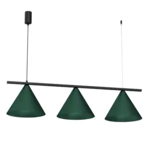 Висяща лампа Milagro CAPITAL BLACK GREEN 3XGX53 MLP1530