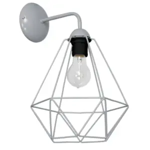 Клинкет MiLAGRO MLP7207 BASKET Сив 1xE27