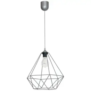 Висяща лампа MiLAGRO BASKET GRAY MLP7216