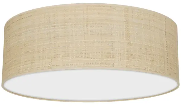 Таванна лампа Milagro MLP7488 MARSHALL WHITE / RATTAN 3xE27 Ø50см