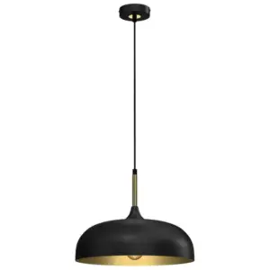 Висяща лампа Milagro LINCOLN BLACK/GOLD MLP8030