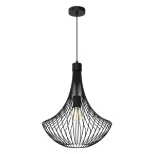 Висяща лампа Milagro CESTA BLACK 1хE27 MLP8670