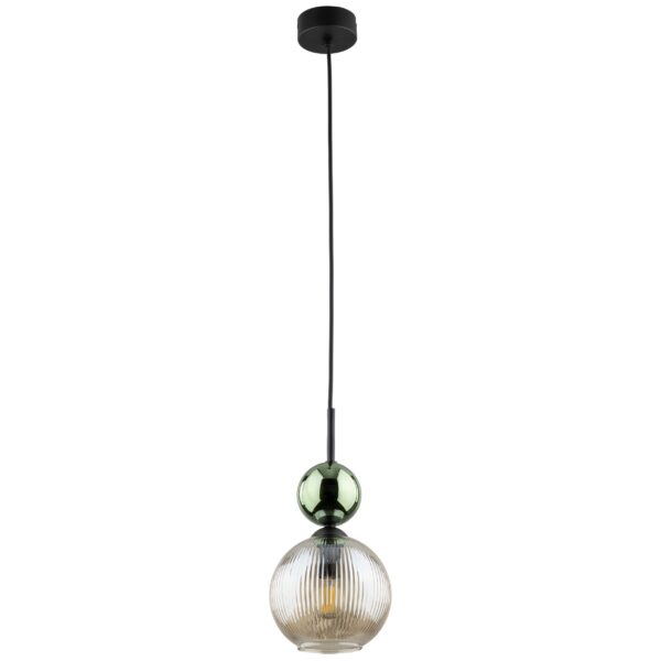 Висяща лампа SOPHIA GREEN COGNAC 1xE14 TK11145