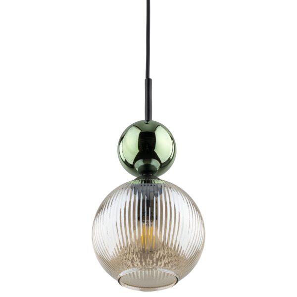 Висяща лампа SOPHIA GREEN COGNAC 1xE14 TK11145