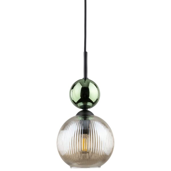 Висяща лампа SOPHIA GREEN COGNAC 1xE14 TK11145
