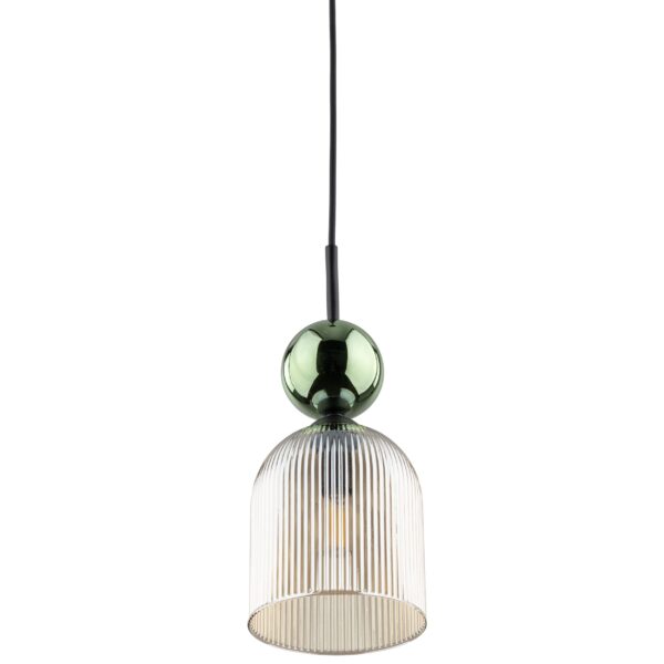 Висяща лампа SOPHIA GREEN COGNAC 1xE14 TK11146