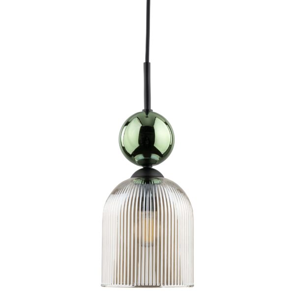 Висяща лампа SOPHIA GREEN COGNAC 1xE14 TK11146