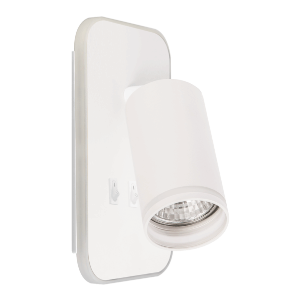 Аплик PIPE бял 1xGU10+LED 6W  ML2082