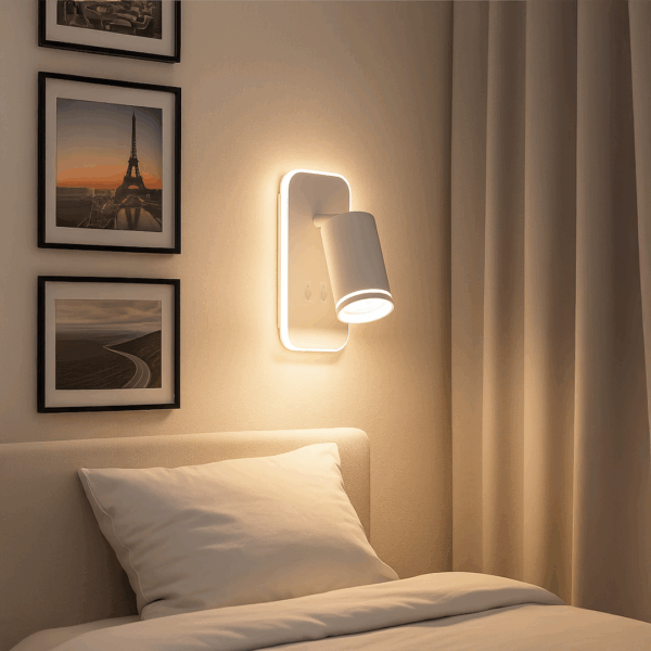 Аплик PIPE бял 1xGU10+LED 6W  ML2082