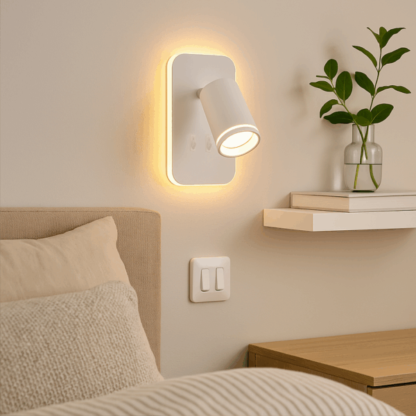 Аплик PIPE бял 1xGU10+LED 6W  ML2082