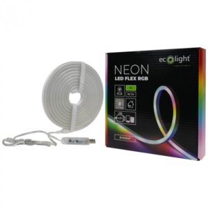 LED неон лента RGB 3 метра, 5V USB EC61247