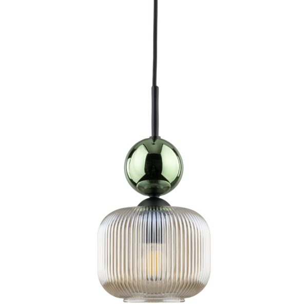 Висяща лампа SOPHIA GREEN COGNAC 1xE14 TK11144