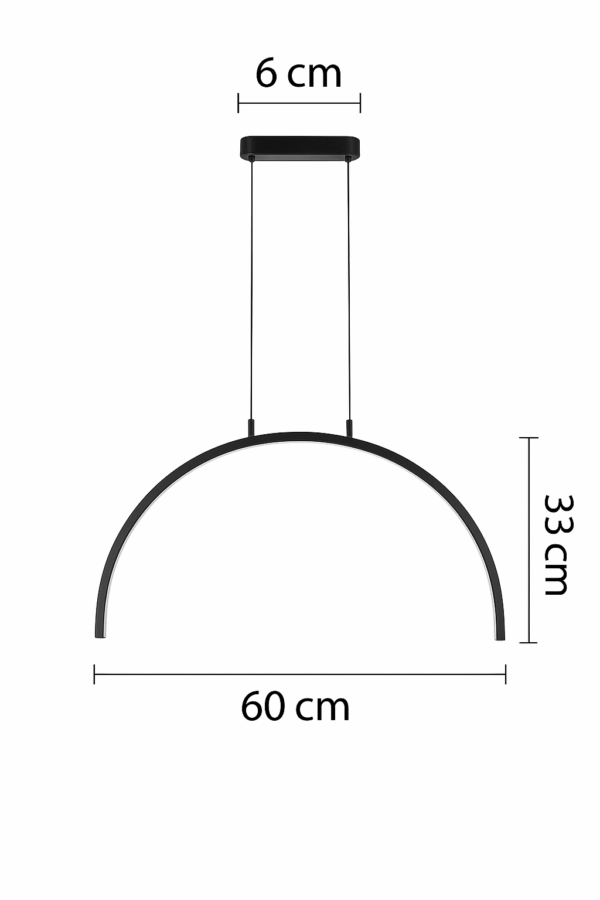 Висяща LED лампа APSIS 5W 3000K 448Lm 144-18030