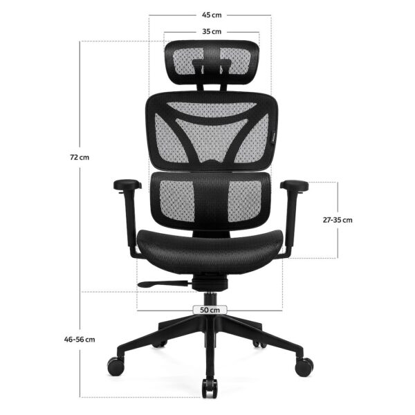 Ергономичен офис стол LVN Control Series  LV0654