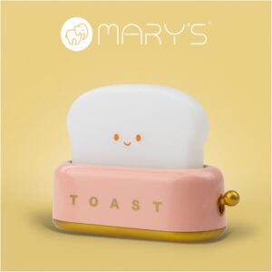 MARY’S Нощна лампа LED Тостер розов MW20721