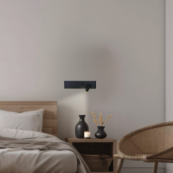 Аплик RESORT 10W + 3W LED 4000K Черен R ML1568