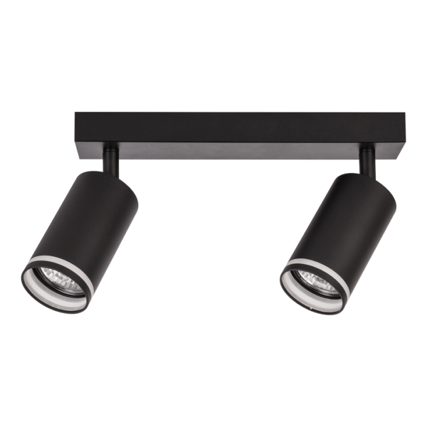 Спот Pipe Ring черен 2xGU10 ML2069