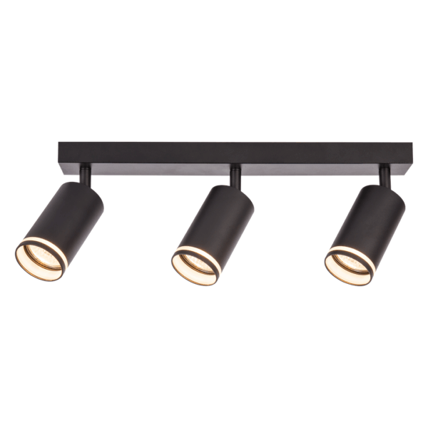 Спот Pipe Ring черен 3xGU10 ML2071