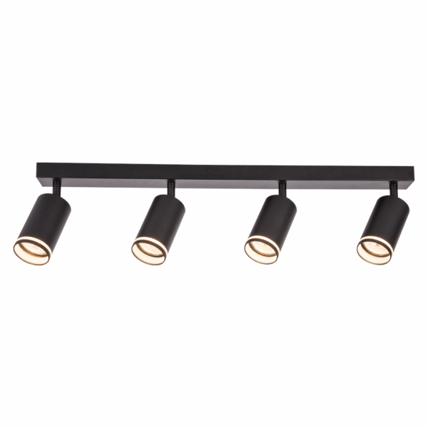 Спот Pipe Ring черен 4xGU10 ML2073