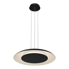 Плафон PIATTINO черен 30W LED 3000K-4000K-6000K ML1814