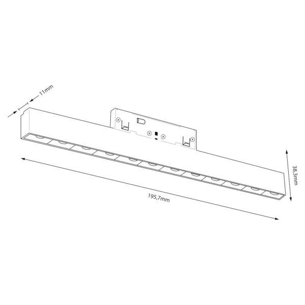 Магнитна лампа 10mm 12W 3000–6000K ML2176