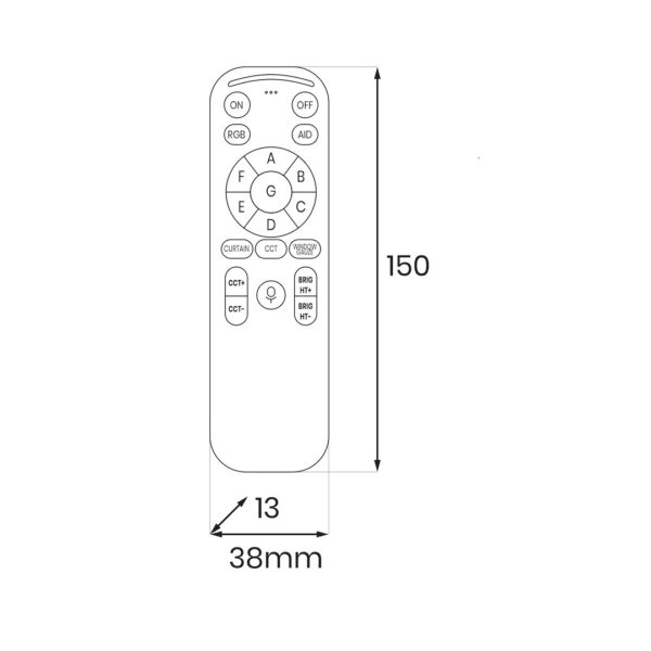 Пилот за magnetic track 10mm 2,4G Bluetooth ML2192